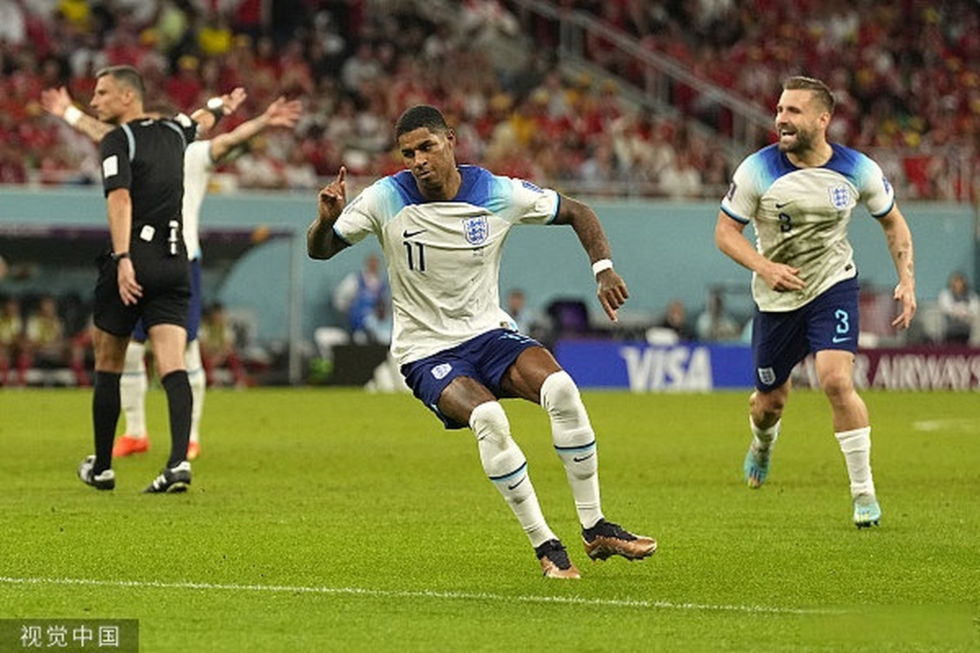 美国鏖战英格兰，拉什福德点燃赛场